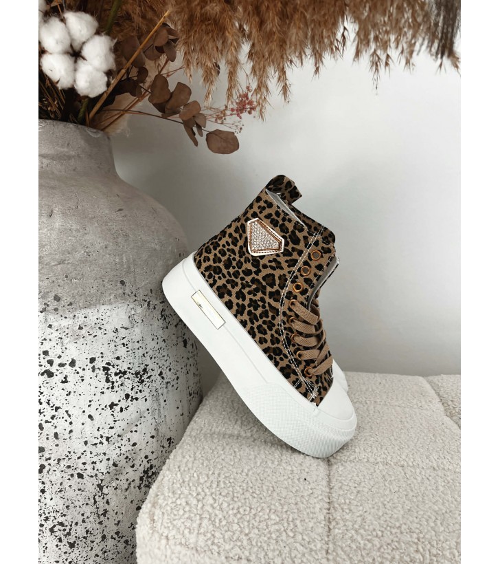 Leonora leopard sneakers