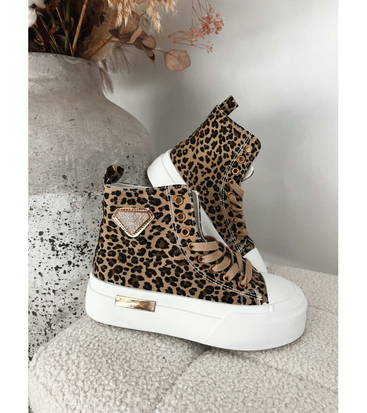 Leonora leopard sneakers