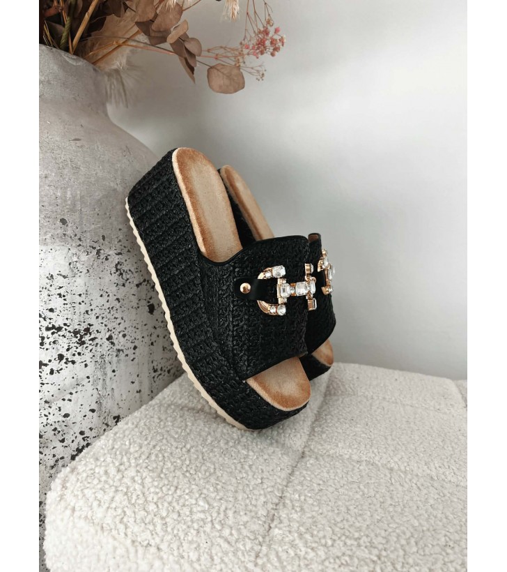 Elvira plateau sandaler m. spænde