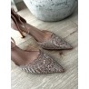 Aunora glitter stiletter m. spids snude