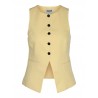 Maile o-neck vest gul