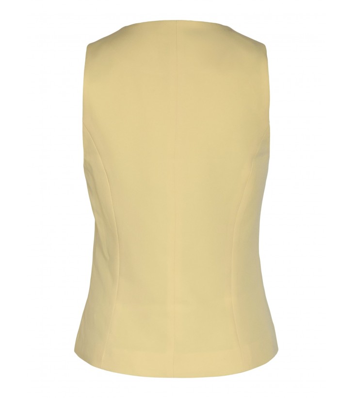 Maile o-neck vest gul