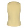 Maile o-neck vest gul