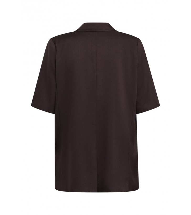 Viksa blazer mørkebrun