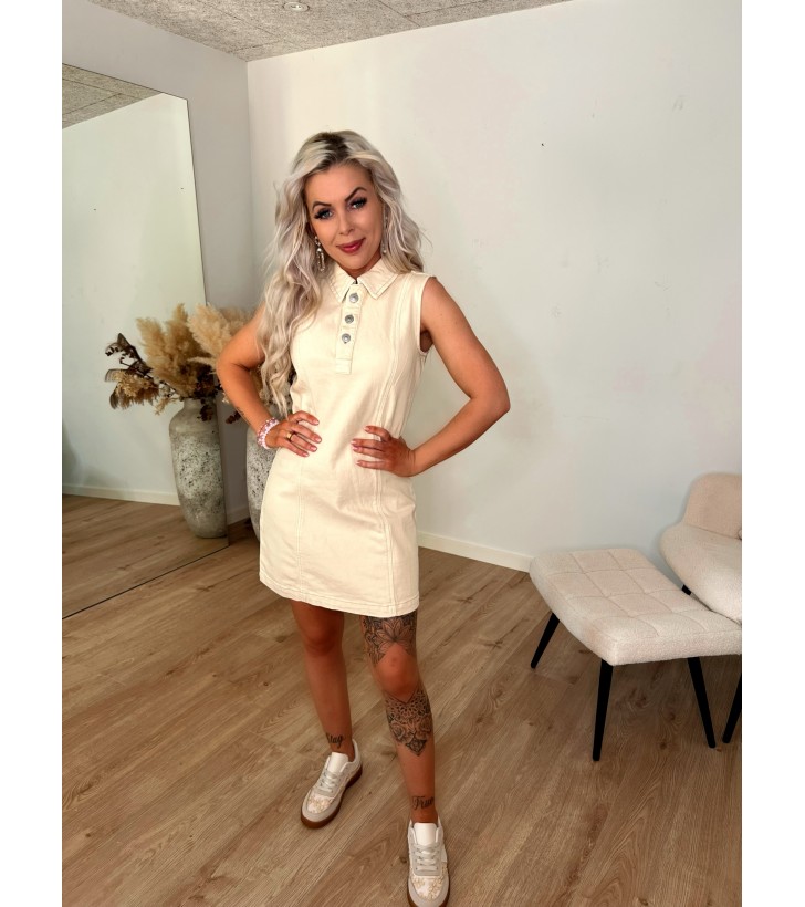 Grace denim polo kjole