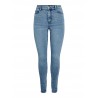 Dana skinny jeans lys denim