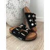 Freya sommer sandal m. gulddetaljer