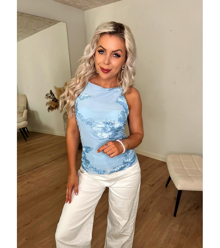 Belle Top M. Blomsterprint