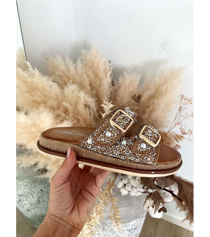 Bella Sandal M. Glimmer - Guld