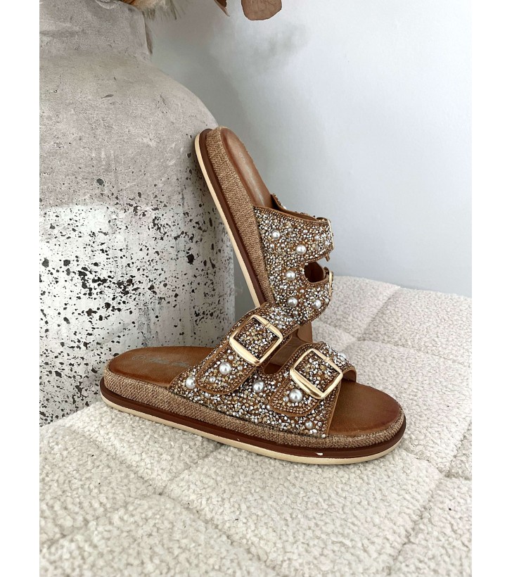 Bella Sandal M. Glimmer - Guld