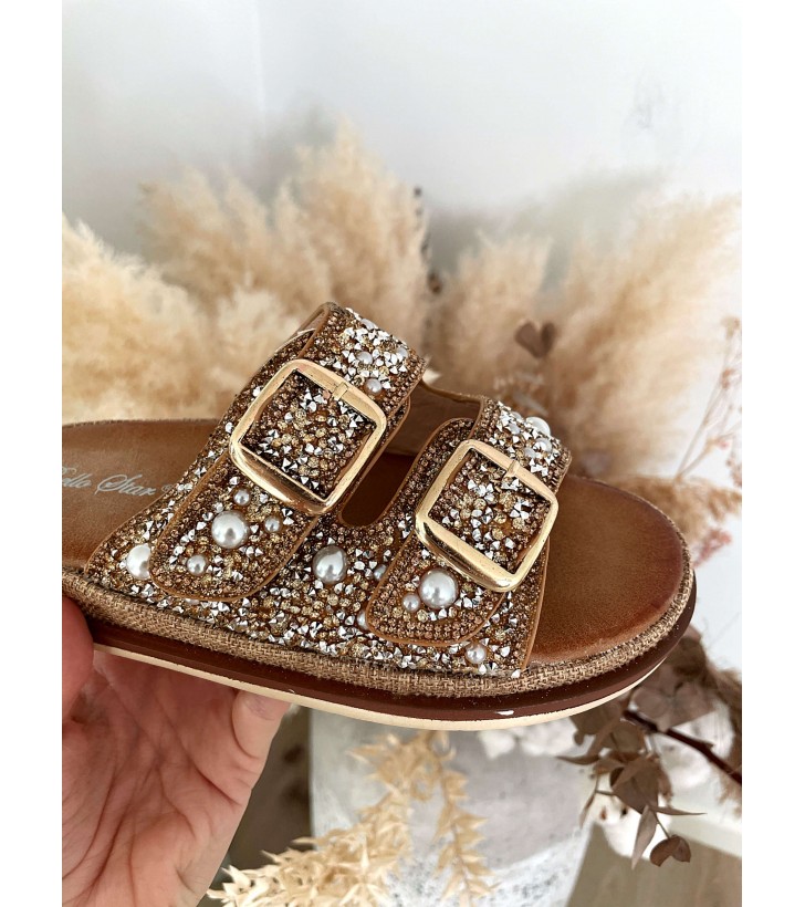 Bella Sandal M. Glimmer - Guld
