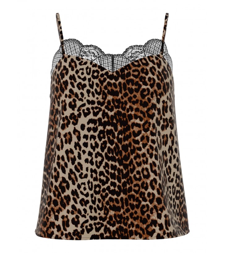 Tiffany strop top - Leopard
