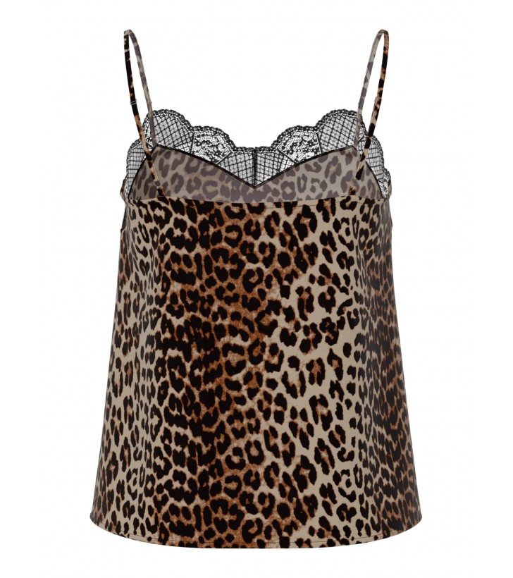 Tiffany strop top - Leopard