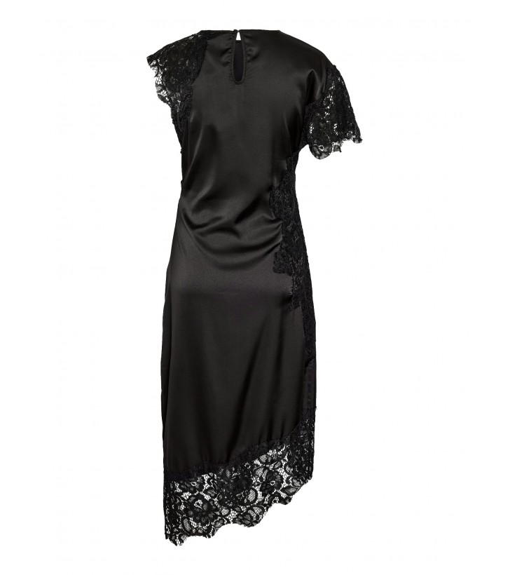Wren Satin Kjole M. Blonder - Sort