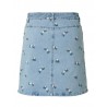 Flora Denim Nederdel M. Broderinger