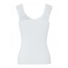 Barbera Blonde Top - Hvid
