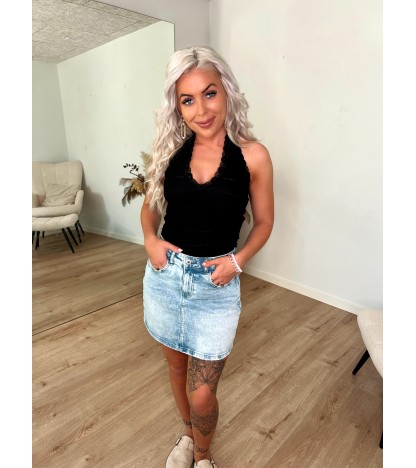 Vilma Halterneck Blonde Top