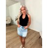Vilma Halterneck Blonde Top