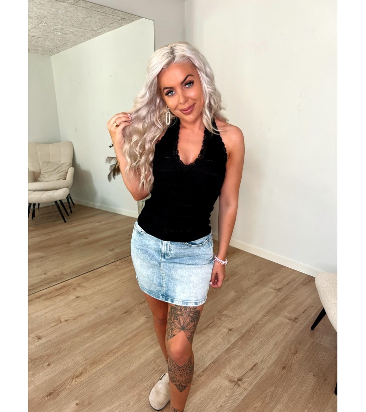 Vilma Halterneck Blonde Top