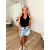 Vilma Halterneck Blonde Top