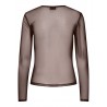 Ninni Mesh Bluse - Brun