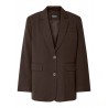 Kamil Loose Blazer - Mørkebrun