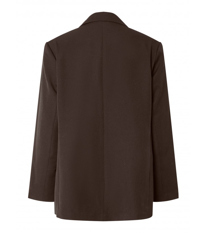 Kamil Loose Blazer - Mørkebrun