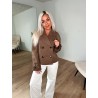 Scarlett Trench Coat Kort - Brun