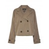 Scarlett Trench Coat Kort - Brun