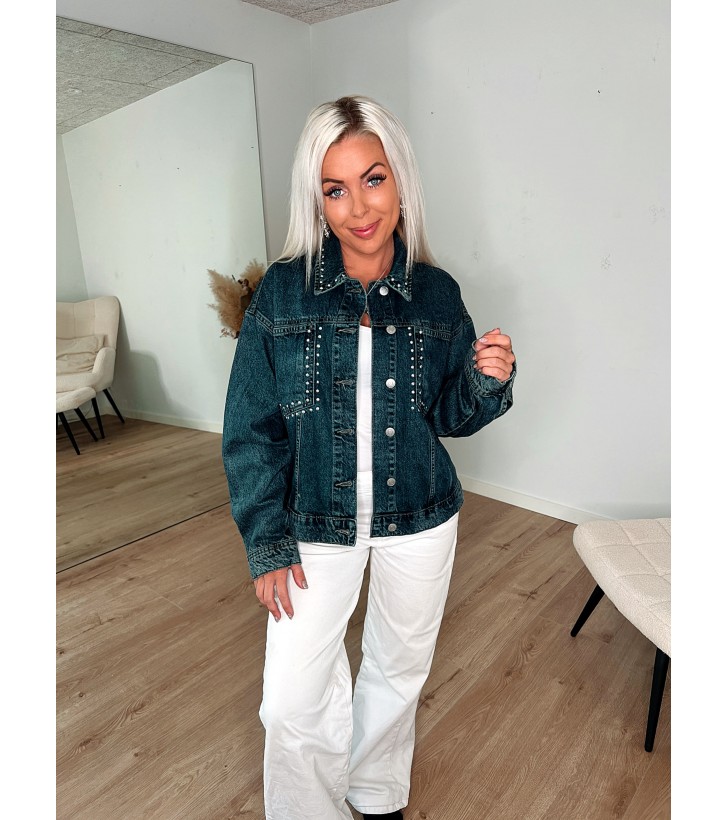 Oreon Denim Jakke M. Sølv Nitter