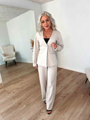 Kamil Fitted Blazer - Beige