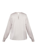 Vemina Bluse M. Gulddetaljer - Beige