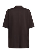 Viksa Kortærmet Blazer - Mørkebrun