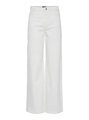 Selma Wide Denim Jeans - Hvid