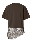 Mave T-shirt M. Blonde - Mørkebrun