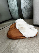 Mira Fur Slippers - Brun