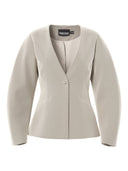 Kamil Fitted Blazer - Beige