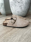 Nora Slip-in Sandal M. Spænde - Taupe