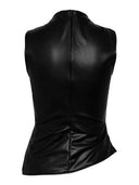Andy PU Top - Sort