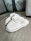 Mira Fur Slippers - Beige