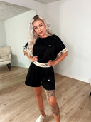 Maya Sæt M. Shorts & T-shirt - Sort