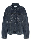 Oreon Denim Jakke M. Sølv Nitter