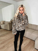 Jennifer Fur Jakke Leopard