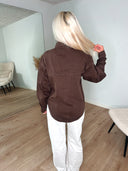 Alva Jakke Med Logo - Brun