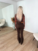 Sallie Bootcut Bukser - Mørkebrun
