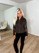Masey Teddy Vest - Brun