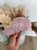 Luna Leopard Cap Satinlook - Lyserød
