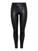 New Shiny Leggings - Sort