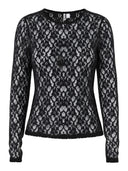 Hazel Blonde Bluse – Sort