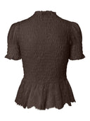 Jilly Blonde Bluse - Brun